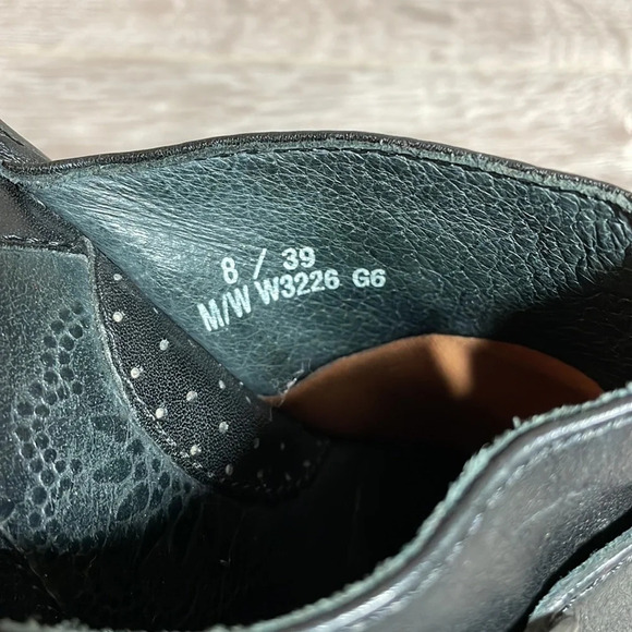 Born Black Leather Buckle Heeled Clogs Mules 8 - Picture 8 of 15